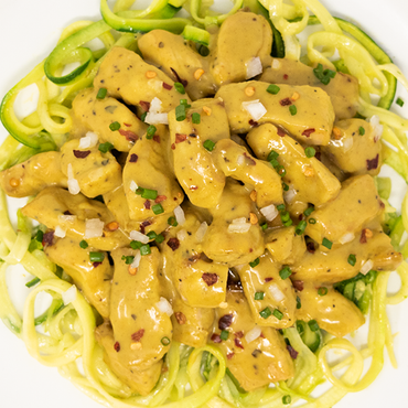 Yellow Curry-Style Zoodles