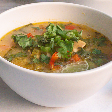 Creamy Lemongrass Pumpkin Soup