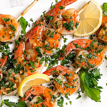 Lemon Herb Shrimp Skewers Recipe