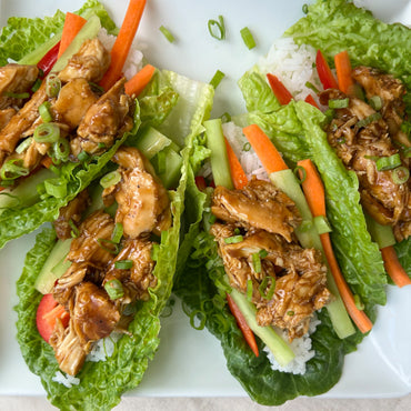 Orange Chicken Lettuce Wraps